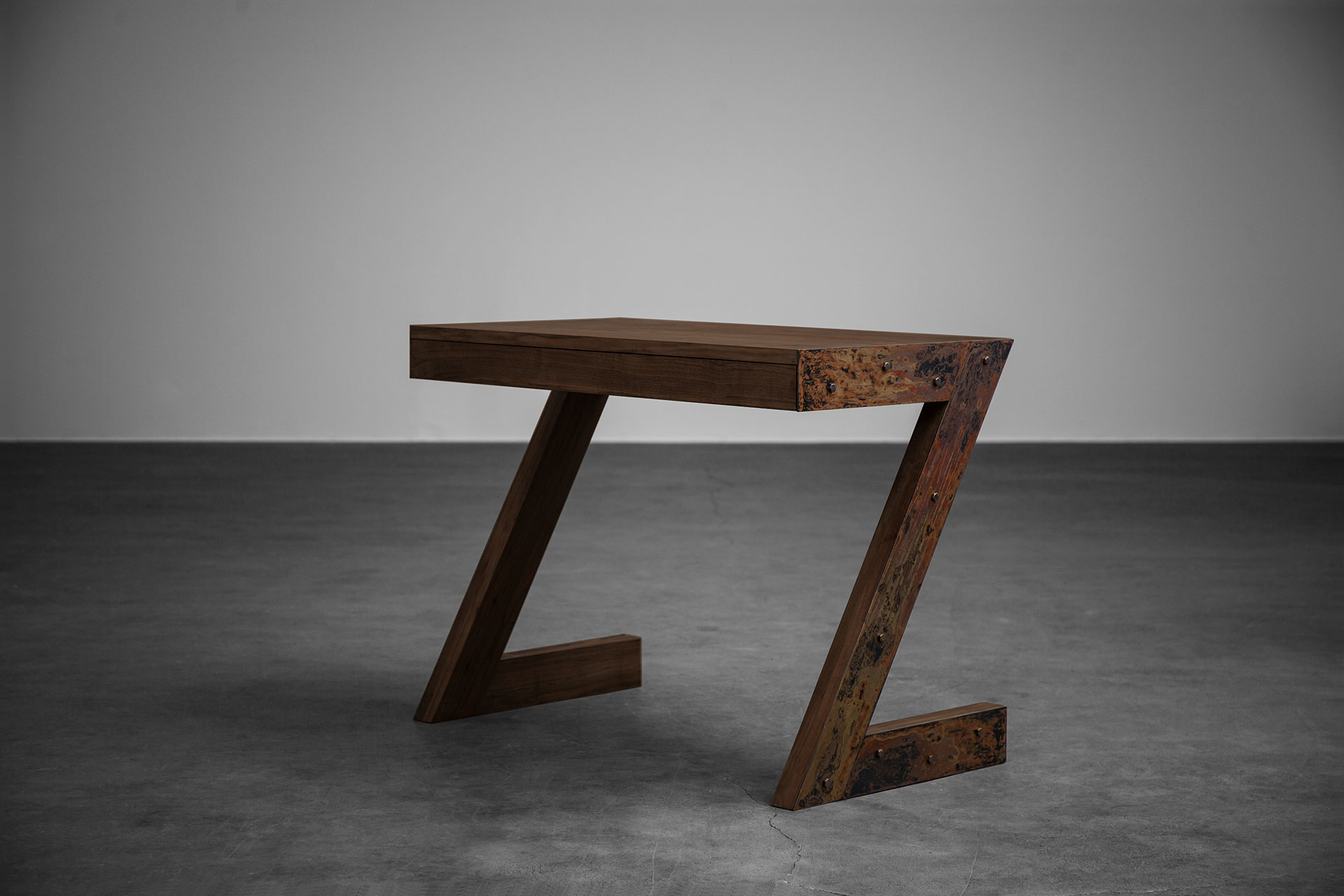 Designers console table inspired by Birgit Israel Zeta desk